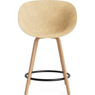 Normann Copenhagen Mat Barstol Med Armlæn 65 cm Bøg/Sort/Hemp