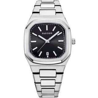 Faucon Octagon F10041 - Herre - 37 mm - Analog - Quartz - Safirbelagt Mineralglas