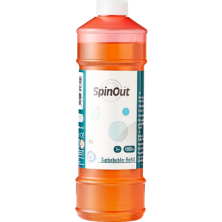 Spinout sæbebobler refill 1 liter (På lager i varehus)