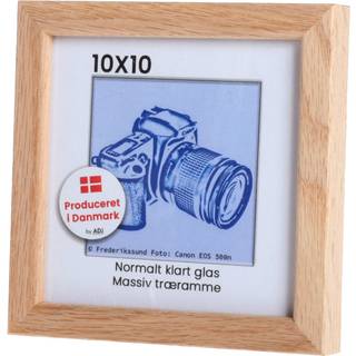 Massiv Eg 10x10 Normalt klart glas Profil 2071