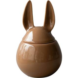 DBKD DBKD Eating rabbit skål lille Shiny nougat