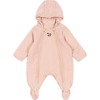 Konges Sløjd Minna Polstret Onesie Cameo Rose 3 months  Lyserød  3 måneder  kvinde