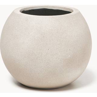 Blomsterkrukke Tuscany af beton, H 21 cm