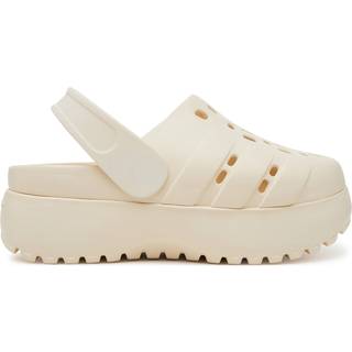 Adilette Platform Clogs - Wonder White / Wonder White / Wonder White - 42