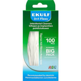 EKULF 3i1 Floss Tråde 100 stk