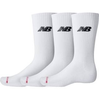 New Balance Everyday Crew Strømper 3-Pack Hvid L - Komfortable og åndbare til hverdagens aktiviteter