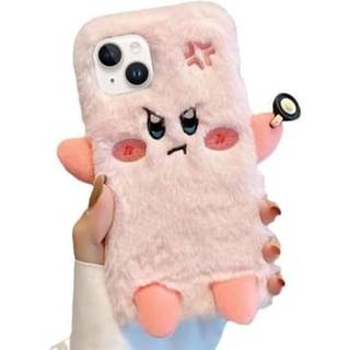 Pink Fluffy Baking Shell til iPhone 13