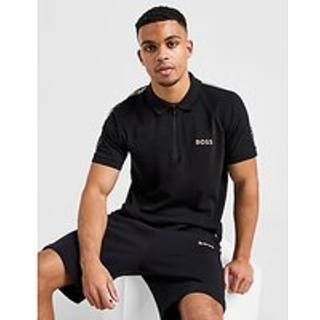 BOSS Philix Zip Polo Shirt, Black - M