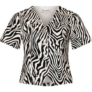 Noella Bluse - Stormina - Taleah Zebra Print