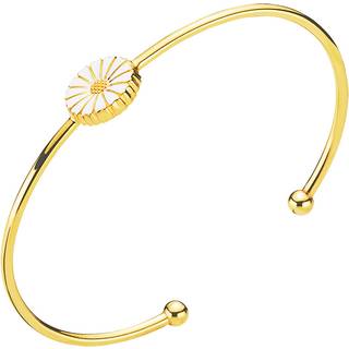 Lund Copenhagen Marguerit Armring i forgyldt med 1 blomst