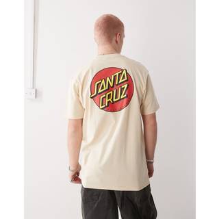 Santa Cruz Classic Dot Chest T-shirt - S - blond wood