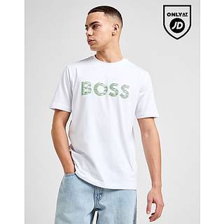 BOSS Space Logo T-Shirt, Hvid - M