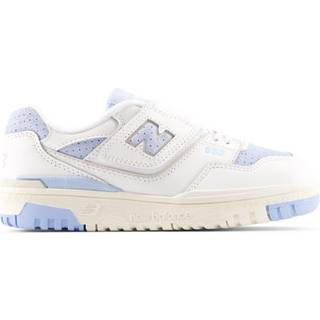550 Bungee Lace W/ Top Strap Sneakers, Sea Salt/Light Chrome Blue, 34.5