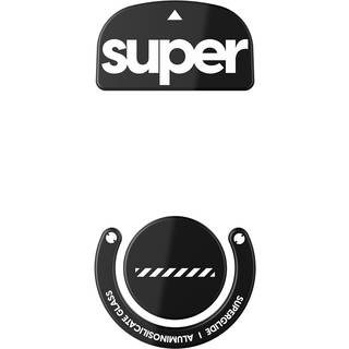 Superglide Version 2 Glas Skates til Logitech G Pro X Superlight - Sort