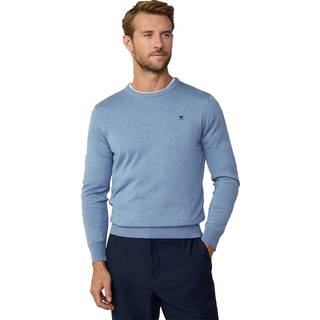 HACKETT Herren Pullover blau unifarben