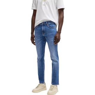 BOSS Delaware Slim Fit Jeans Mid Wash Blue