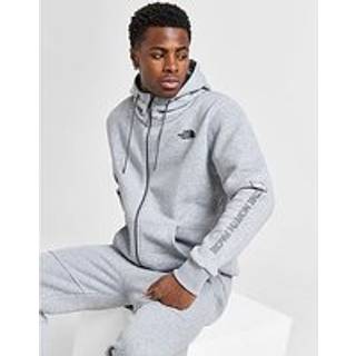 The North Face Linear Logo Full-Zip Hoodie, Grey