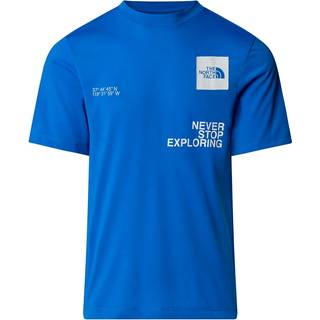 The North Face men's Mountain Foundation Coordinates T-Shir, Blue - L