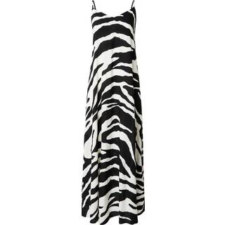 Only - Onlnova Life Vis Roxy Long Dress - 4759148 Black 644 Refined Zebra