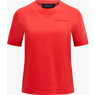 Original Small Logo Tee W Brilliant Red (M)