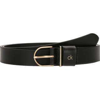 Leather Belt - Black - 90 cm