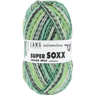 Lang Yarns Super Soxx Color 4-ply 477 Indhold: 75% ny uld, 25% polyamid Vægt/længde: 100 g = ca. 420 meter Anbefalede pinde: 2.5-3.5 mm. Strikkefasthed: 10 x 10 cm = 30 m x 41 p Vask: Maskinvask 40 ℃ / Kan tørretumbles / Brug aldrig skyllemiddel.