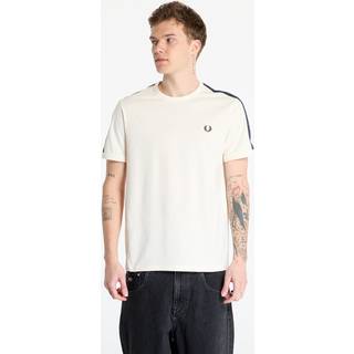 T-shirt FRED PERRY Contrast Tape Ringer T-Shirt Ecru XL - Ecru - XL
