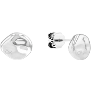 Calvin Klein MOLTEN PEBBLE Øreringe Rustfrit Stål 35000116 - Dame - Stainless Steel