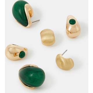 Accessorize Curve Dråbeøreringe 3 Pakkeen
