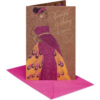 Amerikanske hilsener pige f?dselsdagskort (spektakul?r glans)