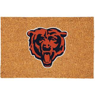 Team Sports America NFL Chicago Bears Coir Doormat Officiel Official Team Team Logo Ekstra stor hoveddør Mat udendørs indendørs indgangstæppe.