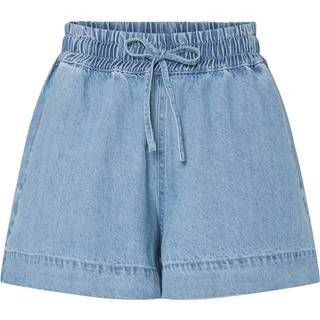 Pieces Shorts - Flora - Light Blue Denim
