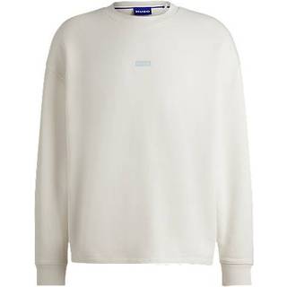 Sweatshirt i bomuldsfrotté med logoprint