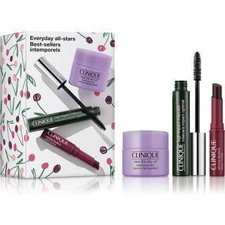 Clinique Make-up OejneHigh Impact Mascara Set Full-size High Impact Mascara Black 7 ml + Almost Lipstick Black Honey 1,2 g +  Take The Day Off Cleansing Balm 15 ml 1 Stk. (172,00 kr / 1 stk.) - 1 Stk.