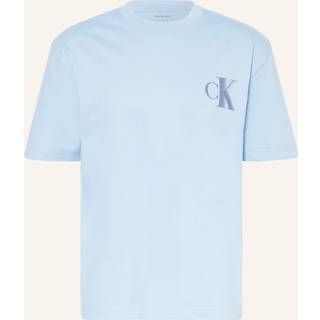 Calvin Klein Jeans Bold CK T Shirt Blue