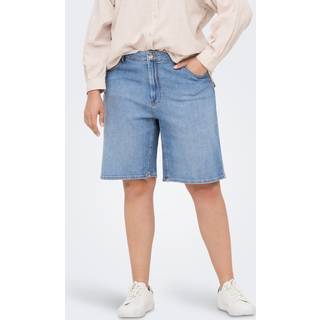 Carsonny Høj Talje Regular Fit Denim-shorts