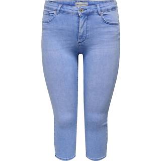 Carwilly Mellemhøj Talje Capri Skinny Fit Jeans