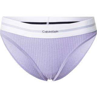 Bikini Briefs - Cotton Modal Rib - Purple - L