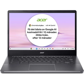 Acer Chromebook Plus CB514 14'' FHD med Google AI