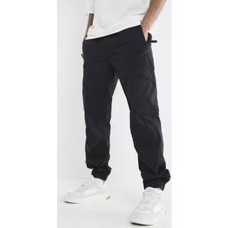 River Island River Island Black Cuffed Cargo Trousers