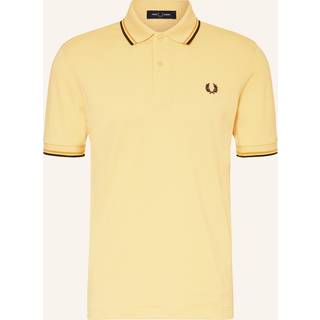 Fred Perry Twin Tipped Polo T Shirt Yellow