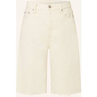 Relaxed Denim Bermuda Shorts - Denim - 24