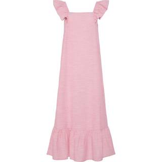 Pieces Kjole - Apia - Pink Lemonade/Bright White