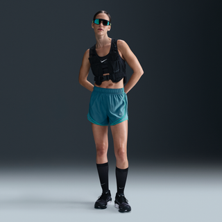Nike Tempo Dri-FIT-løbeshorts med mellemhøj talje og indershorts til kvinder - blå - L (EU 44-46)