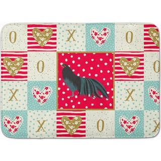 """" Caroline's Treasures Sumatra Chicken Love Machine Washable Memory Foam Mat Doormats Multicolor """"