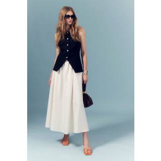 River Island River Island Black Hybrid Waistcoat Midi Dress