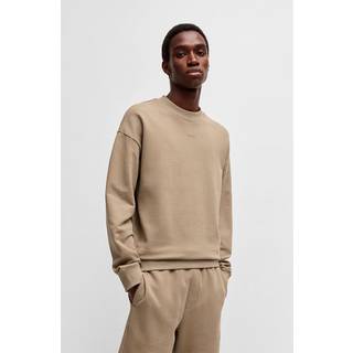 Relaxed fit sweatshirt i bomuldsfrotté med logoprint