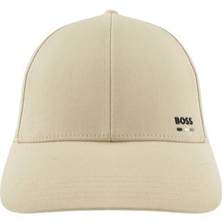 BOSS Zed Stripe Baseball Cap Beige