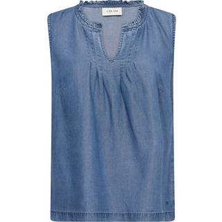 Cream Crmolly Sleeveless Blouse Bluser 10613527 Toronto Medium Blue Denim (38)