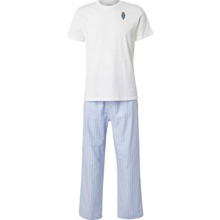 Polo Ralph Lauren Herren Pyjama blau Twill Gestreift